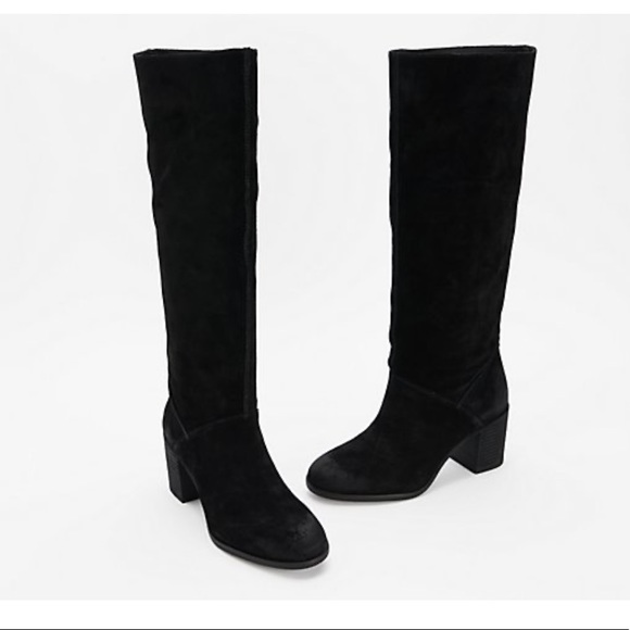 old navy black suede boots